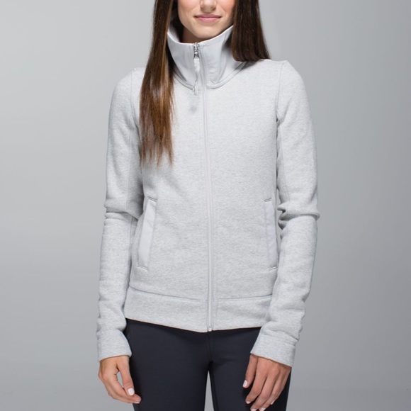 Lululemon Light Grey Vest with Zip Back - Picture 2 of 7